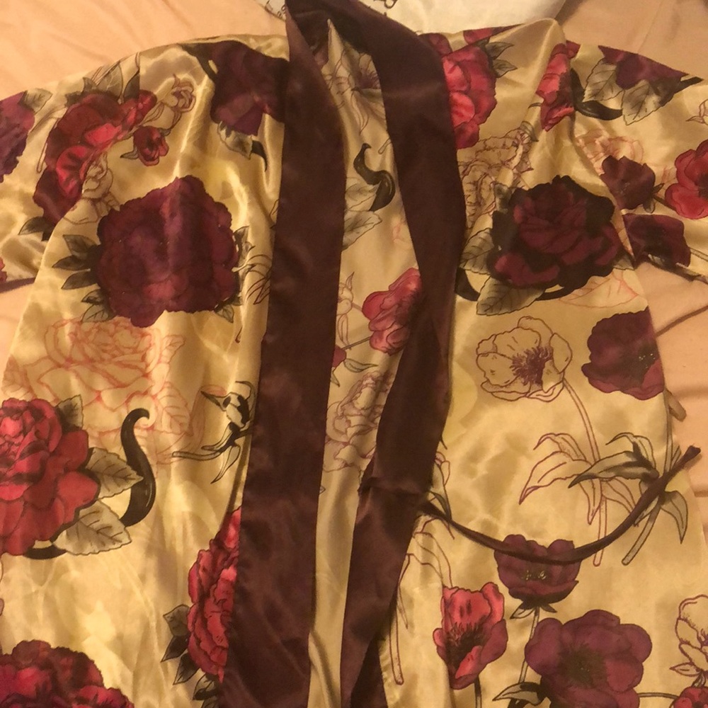Silk robe